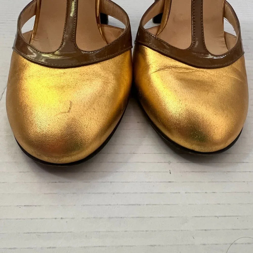 Vintage gold Prada heels size 38 - Picture 9 of 10